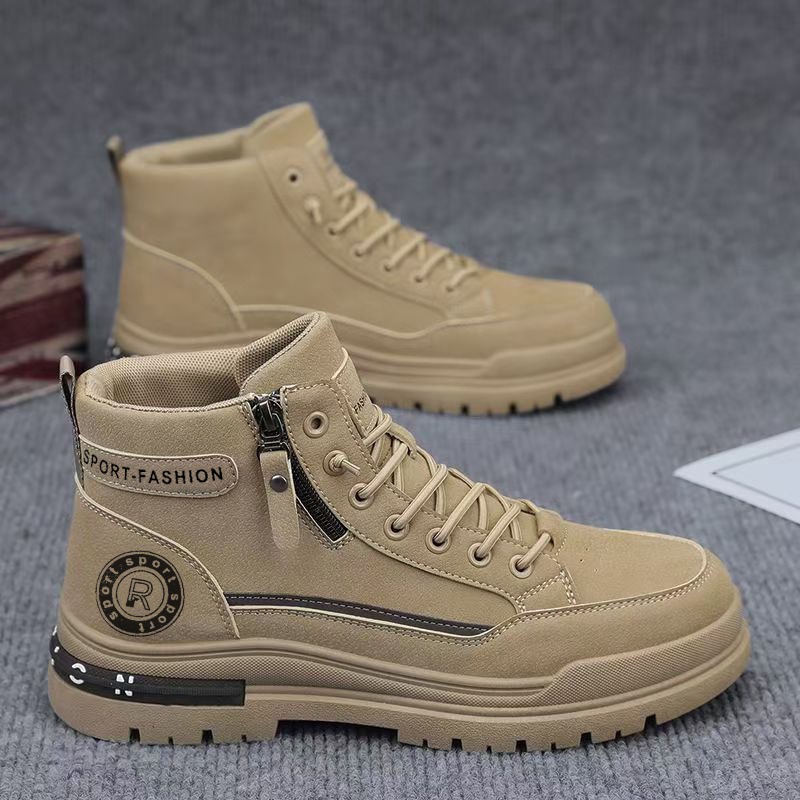 Men'S Shoes Hiking - Homens retro botas de trabalho de