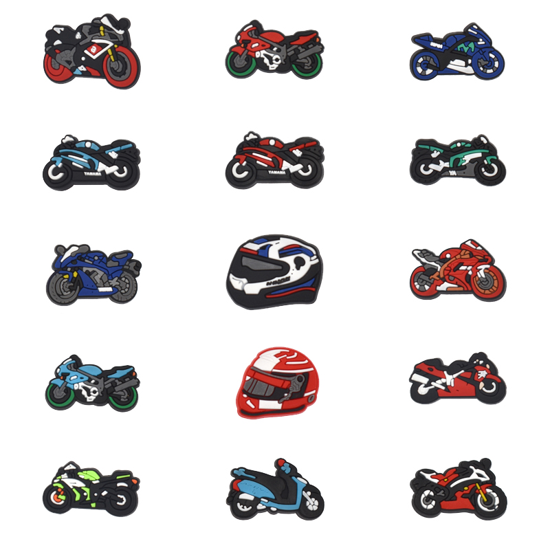 Men'S Shoes Crocs - Amuletos de sapato para motocicletas, sandálias