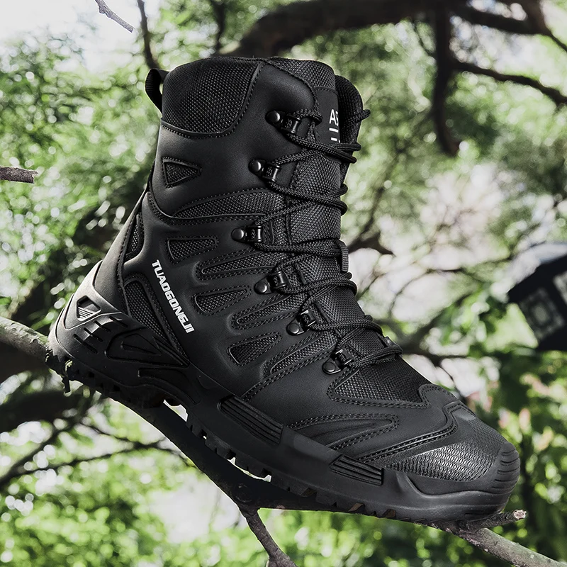 Men'S Shoes Hiking - Botas táticas de caminhada ao ar