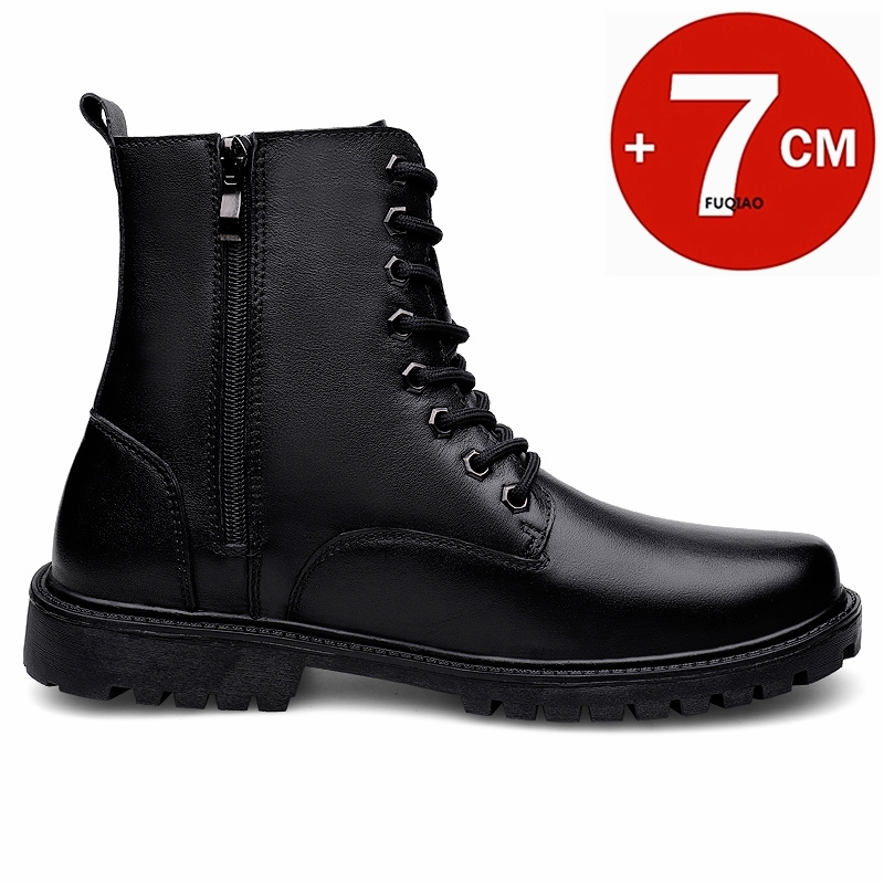 Botas de elevador de couro gen - Men'S Shoes With Height Increase avaliação e preço