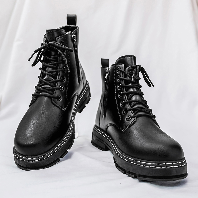 Botas masculinas de couro enve - Men'S Shoes Hiking avaliação e preço