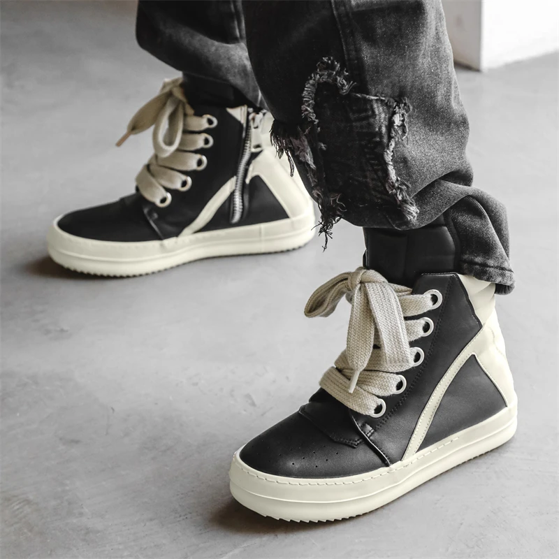 Tênis Casuais de Luxo Masculin - Men'S Shoes With Height Increase avaliação e preço