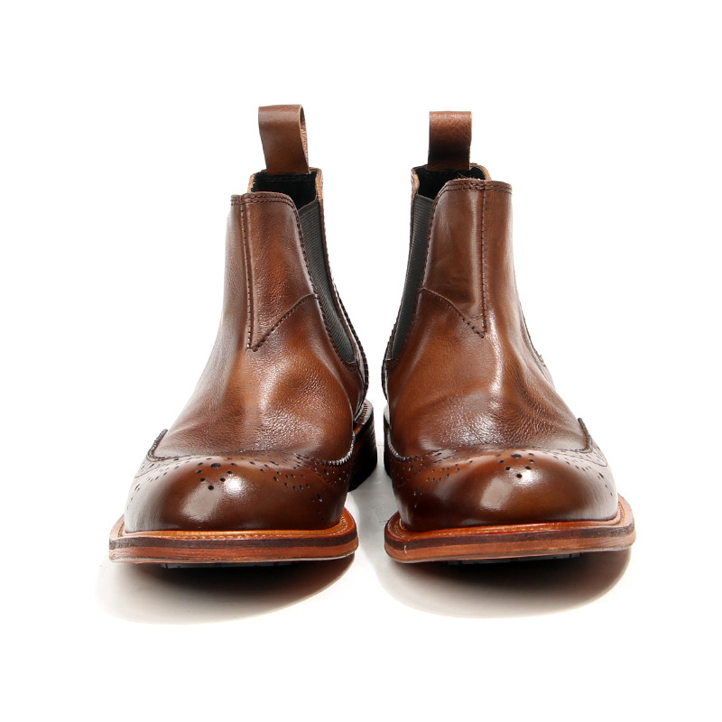 Novo feito à mão dos homens do - Men'S Shoes Brogues avaliação e preço