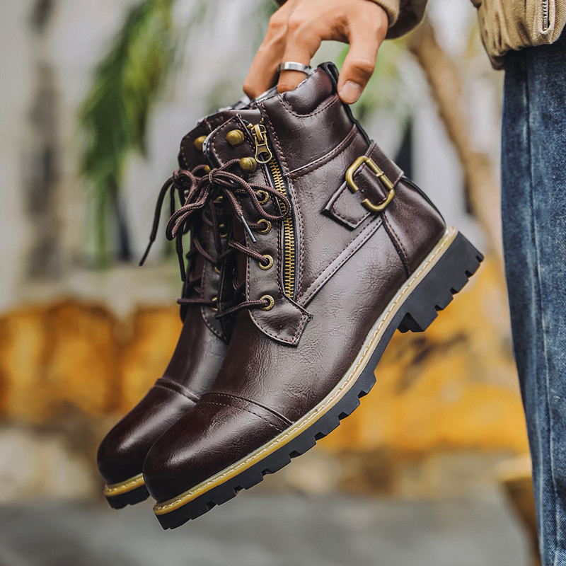 Botas de Couro Masculinas da M - Men Shoes Oxford avaliação e preço