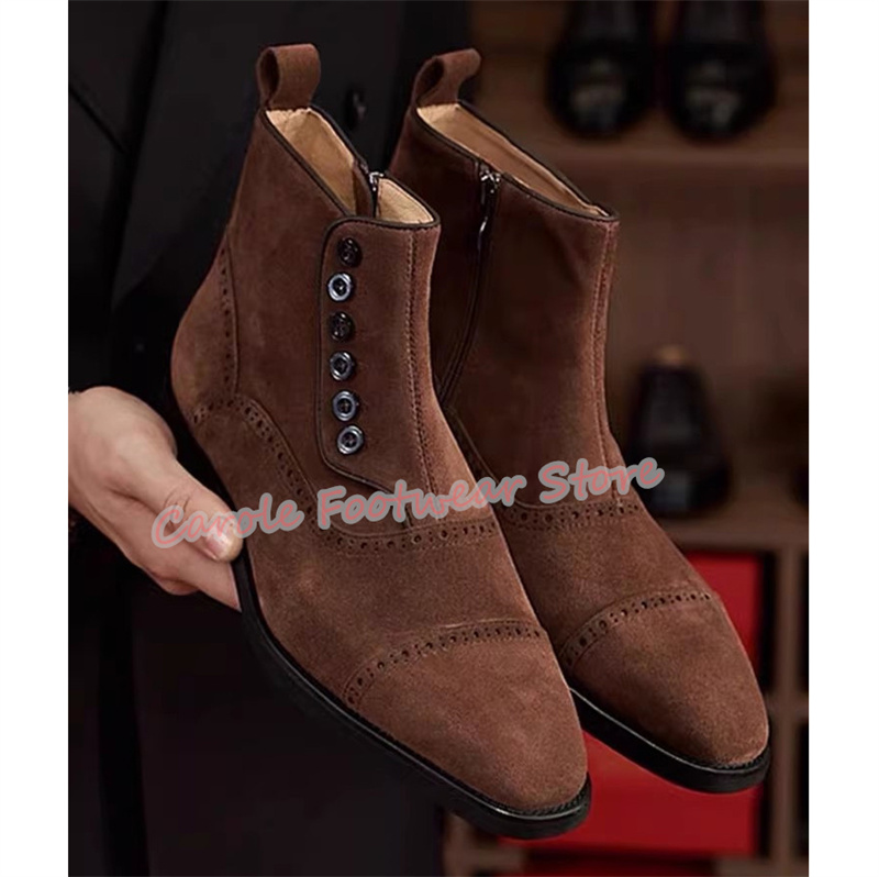 Estilo britânico escultura cou - Men'S Shoes Brogues avaliação e preço