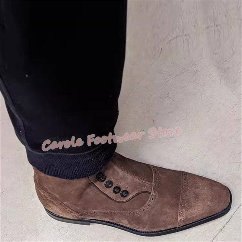 Estilo britânico escultura cou - Men'S Shoes Brogues avaliação e preço