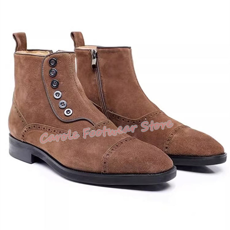 Estilo britânico escultura cou - Men'S Shoes Brogues avaliação e preço