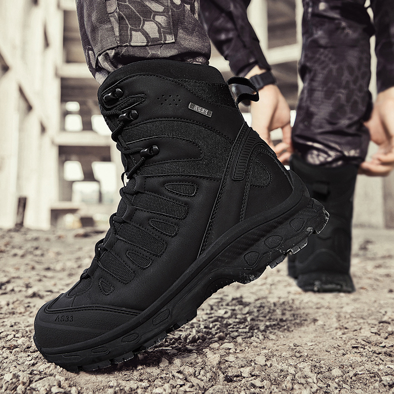 Novos homens botas táticas mar - Men'S Shoes Hiking avaliação e preço