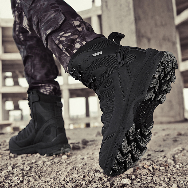 Novos homens botas táticas mar - Men'S Shoes Hiking avaliação e preço