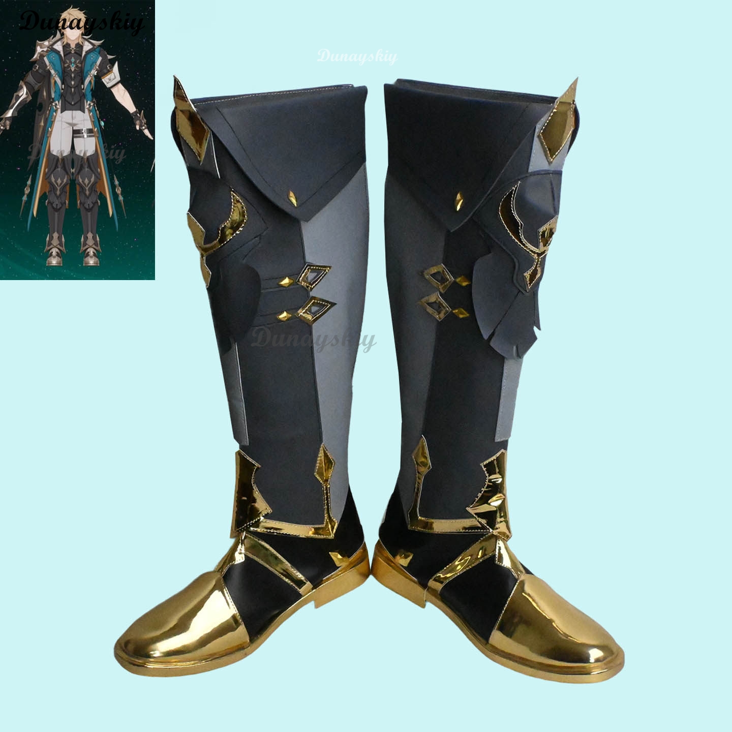 Botas de Cosplay Varka Bareuka - Men'S Shoes For Suits avaliação e preço