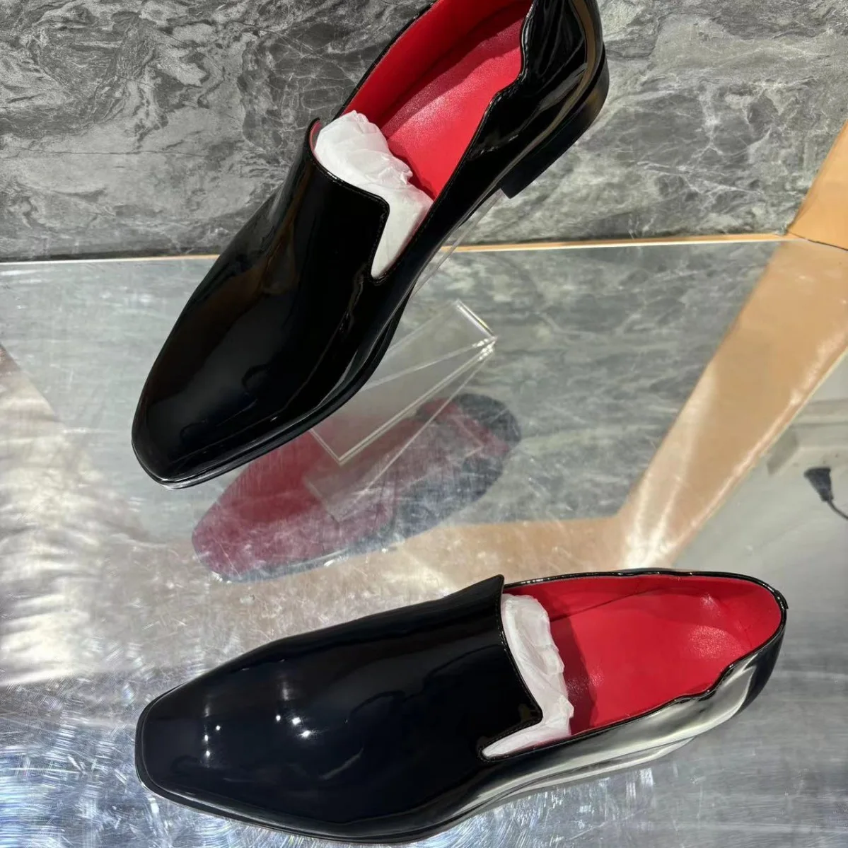 Tênis Masculino de Couro Croco - Men'S Shoes For Suits avaliação e preço