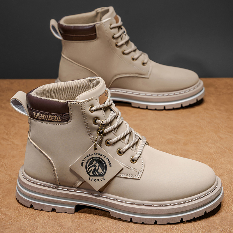Botas Curtas Retro de Outono e - Men'S Shoes With Height Increase avaliação e preço