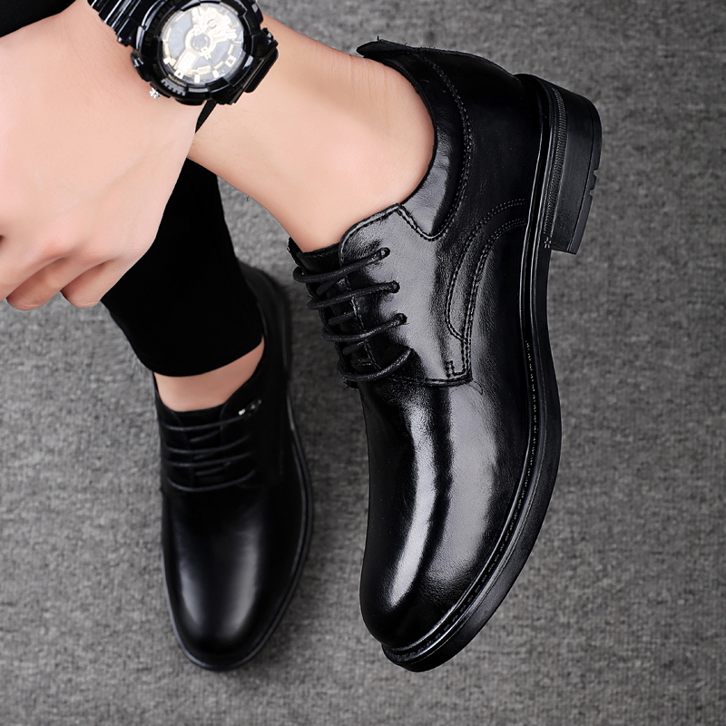 Sapatos Casuais de Couro para  - Men'S Shoes With Height Increase avaliação e preço